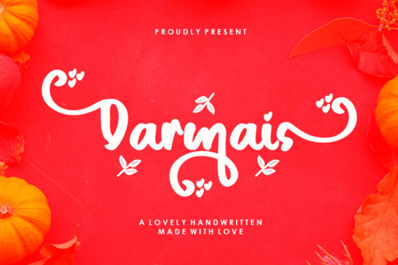 Darmais Script Font Poster 1