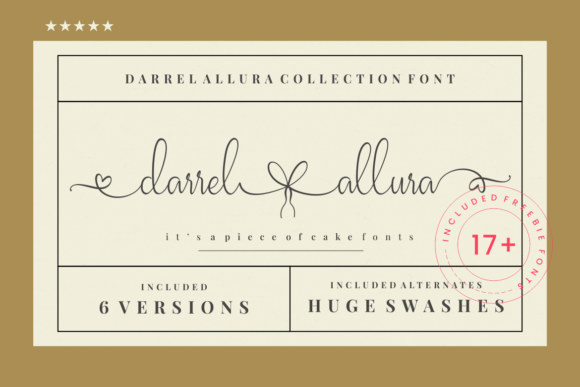 Darrel Allura Collection Font Poster 1