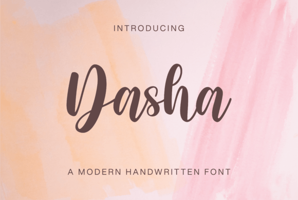 Dasha Font Poster 1