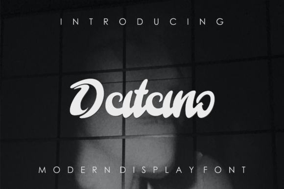 Datano Font Datano Font Poster 1