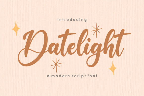 Datelight Font Poster 1