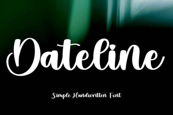 Dateline Font Poster 1