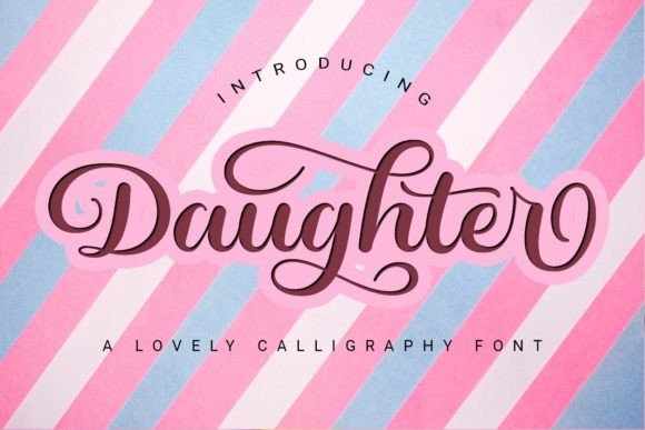 Daughter Font Poster 1