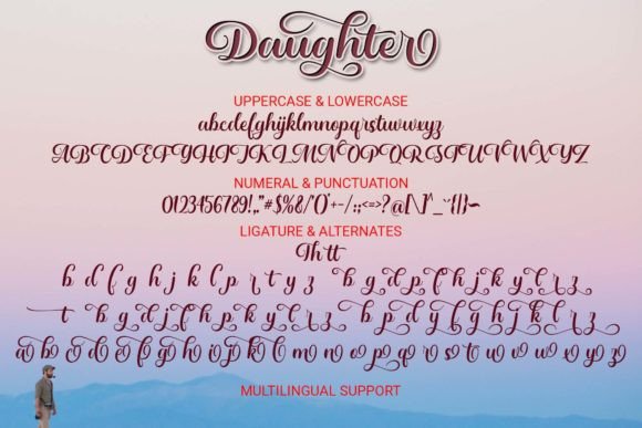 Daughter Font Poster 8