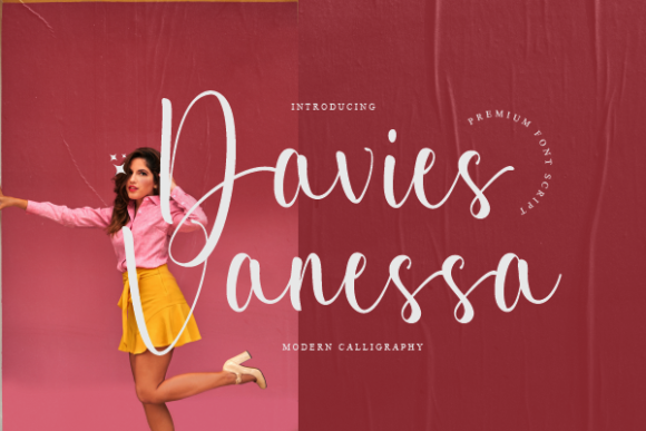 Davies Vanessa Font Poster 1