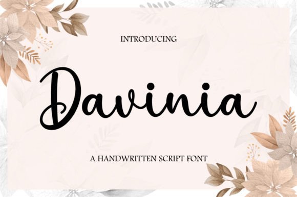 Davinia Font Poster 1