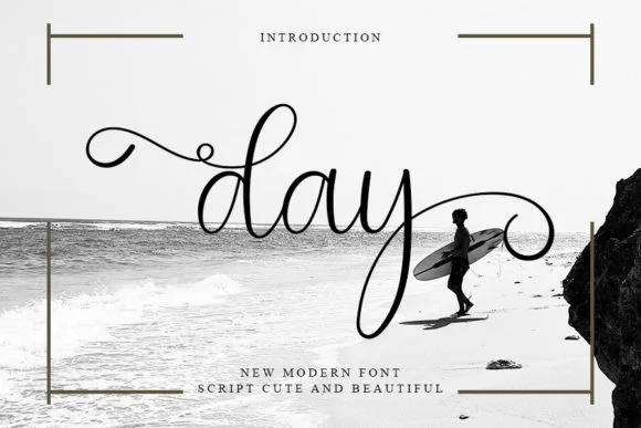 Day Font Day Font Poster 1