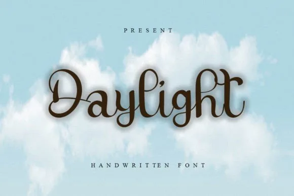 Daylight Font Daylight Font Poster 1