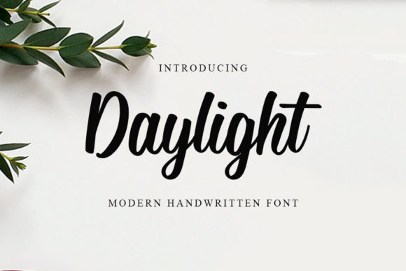 Daylight Font Poster 1