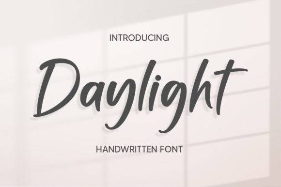 Daylight Font Poster 1