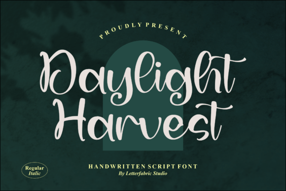 Daylight Harvest Font Poster 1