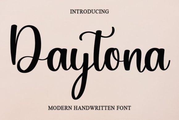 Daytona Font Poster 1