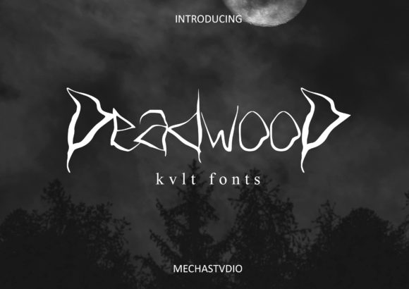 Deadwood Font Poster 1