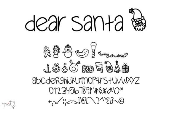Dear Santa Font
