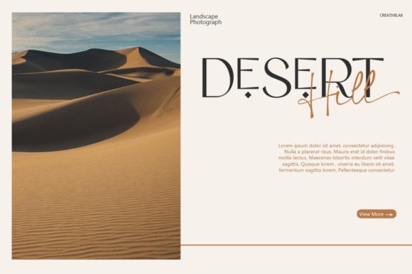 Debora Celine Font Font Poster 7