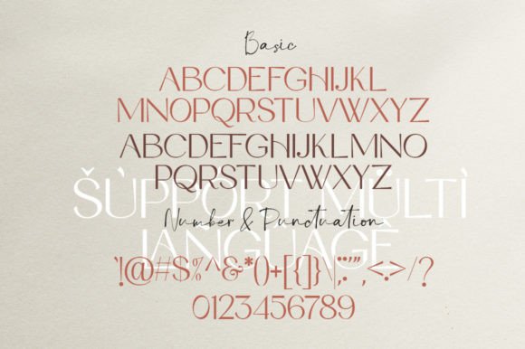 Debora Celine Font Font Poster 8