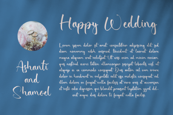 Deborah Stormi Font Poster 4