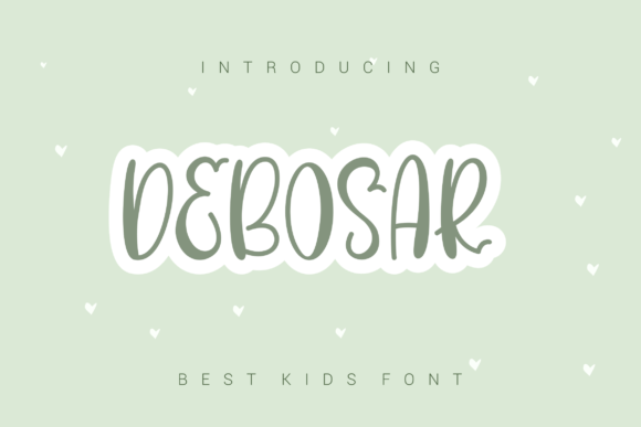 Debosar Font Poster 1