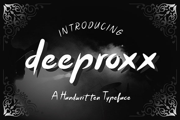 Deeproxx Font Poster 1
