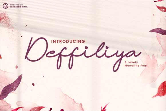 Deffiliya Font Poster 1