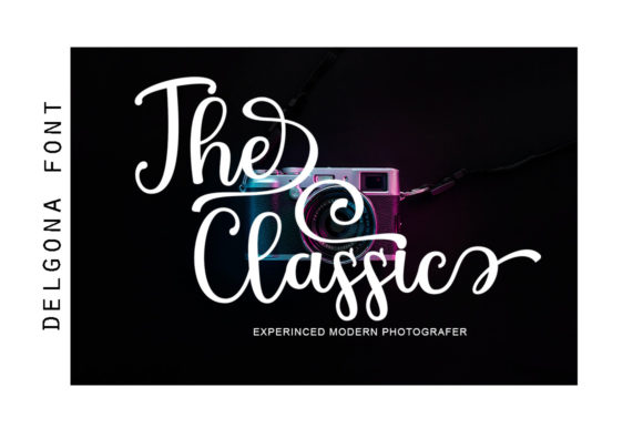 Delgona Font Poster 2