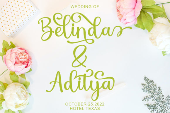 Delgona Font Poster 8