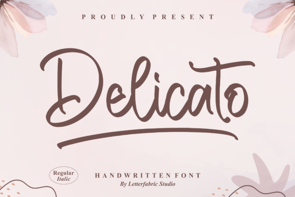 Delicato Font Poster 1