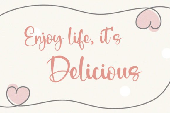 Delicious Font Poster 2