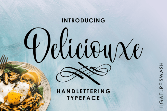 Deliciouxe Font Poster 1