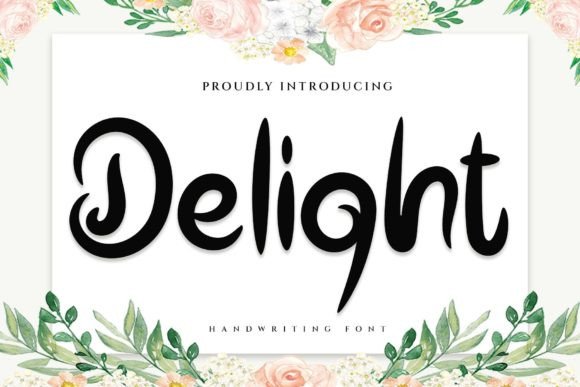 Delight Font Poster 1