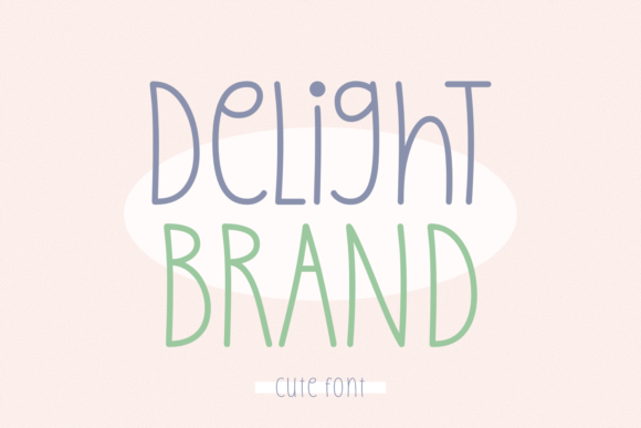 Delight Brand Font Poster 1