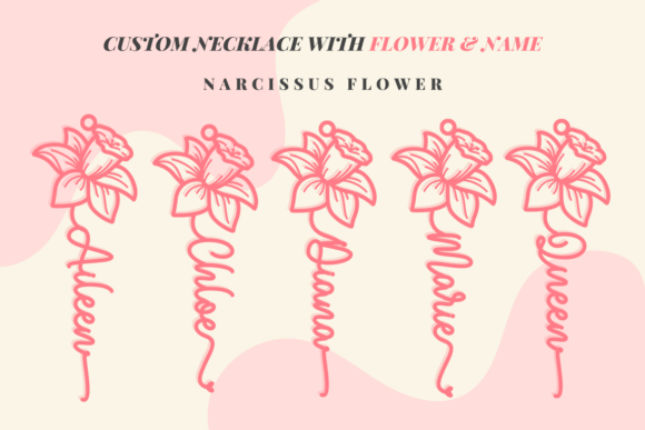 Delisa Birth Flower Duo Font Poster 2