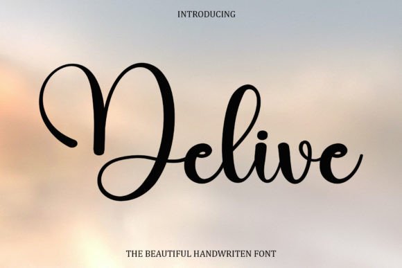 Delive Font Poster 1