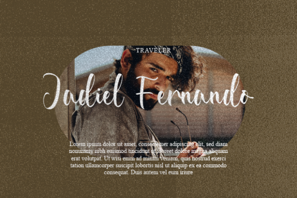 Della Elsa Font Poster 10