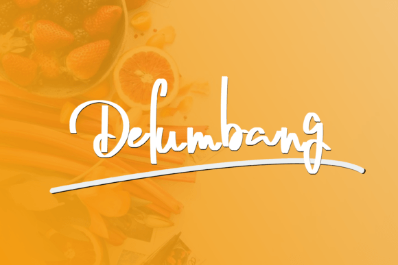 Delumbang Font Poster 1