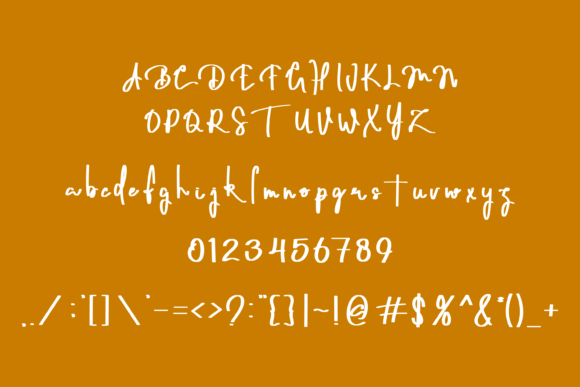 Delumbang Font Poster 3