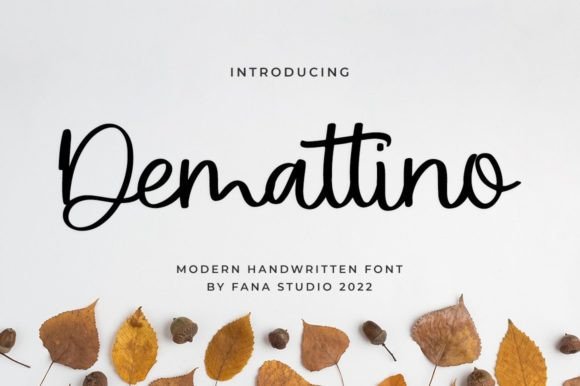 Demattino Font Poster 1