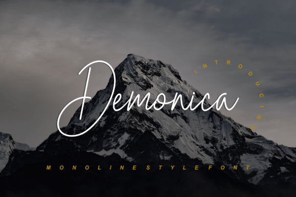 Demonica Font Poster 1