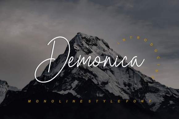 Demonica Font Demonica Font Poster 1
