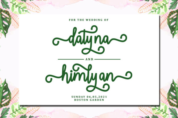 Dentany Font Poster 3