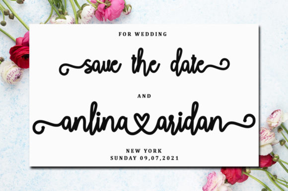 Dentany Font Poster 6