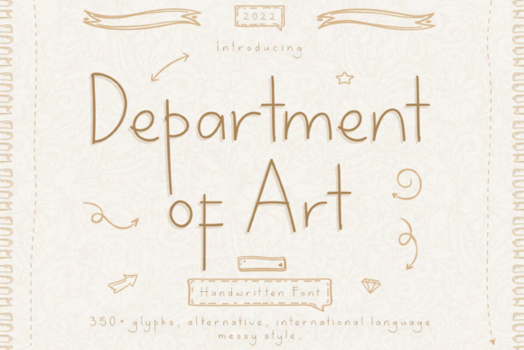 Department of Art Font