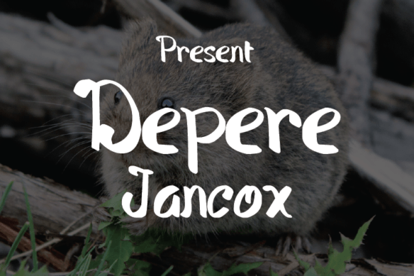 Depere Jancox Font Depere Jancox Font Poster 1