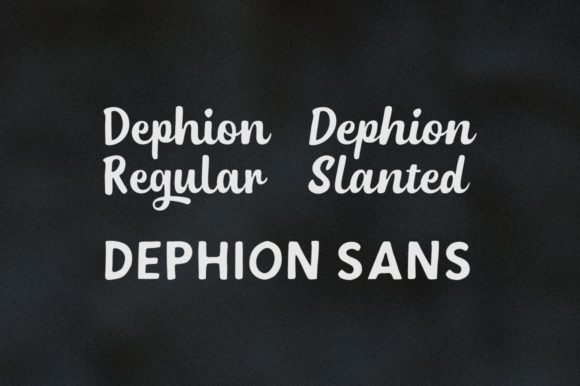 Dephion Font Poster 6