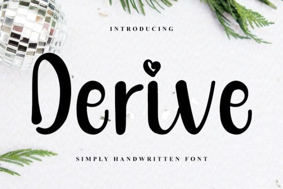 Derive Font Poster 1