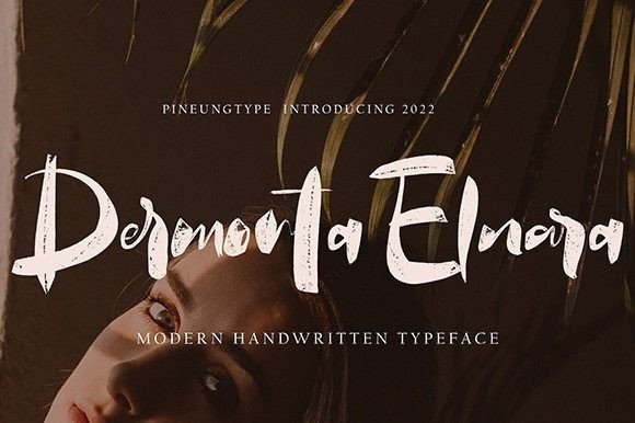 Dermonta Elnara Font Poster 1