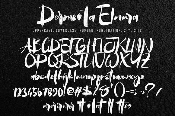 Dermonta Elnara Font Poster 8