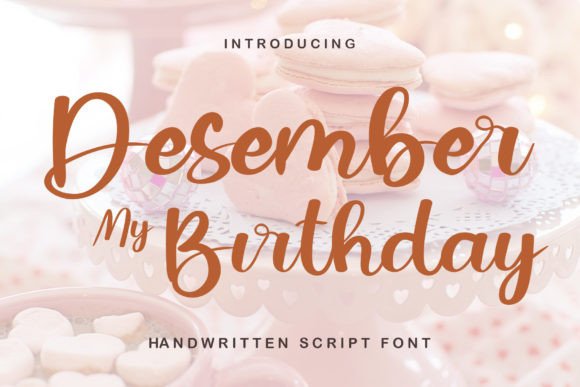Desember My Birthday Font Poster 1