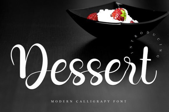 Dessert Font Poster 1