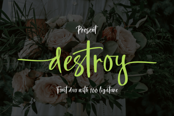 Destroy Font